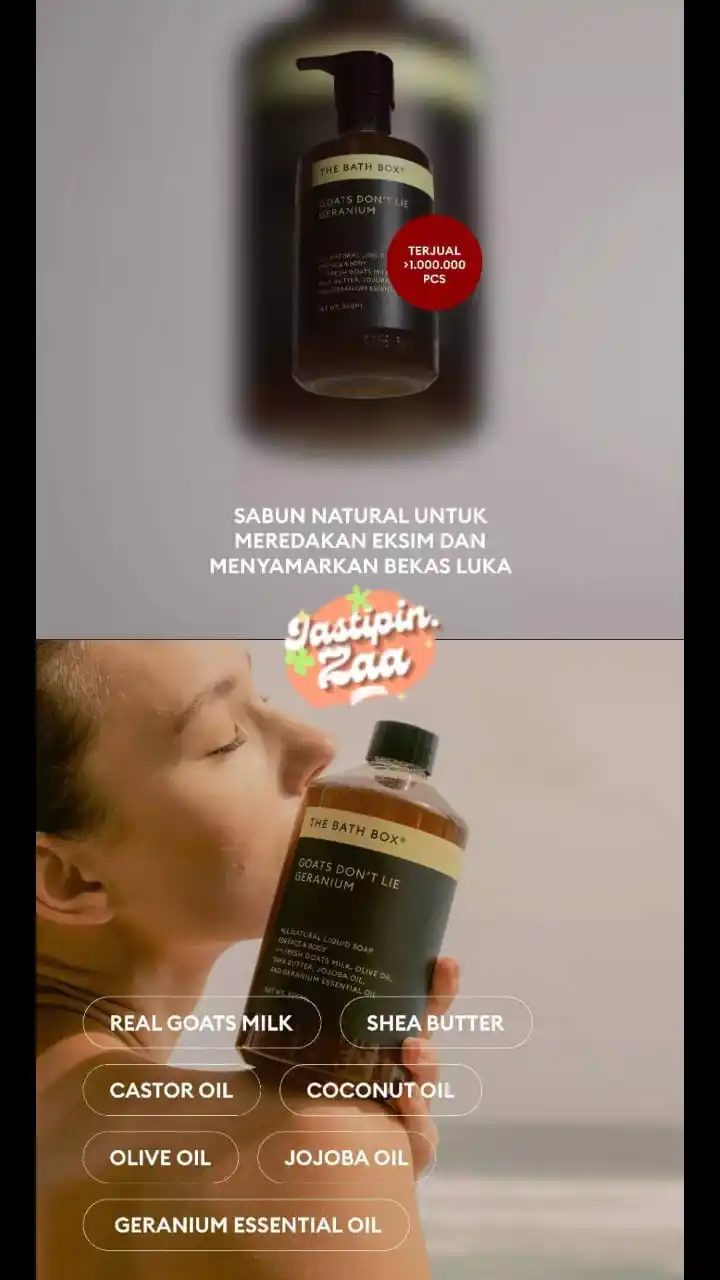 Image from Katalog Jastipin.zaa: *🛁✨ *OPEN PO – THE BATH BOX @ JXB!* ✨🛁 GDL Geranium Liquid Soap - M...