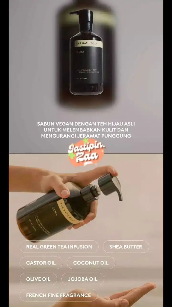 Image from Katalog Jastipin.zaa: *🛁✨ *OPEN PO – THE BATH BOX @ JXB!* ✨🛁 Ocha Liquid Soap - Mengurang...