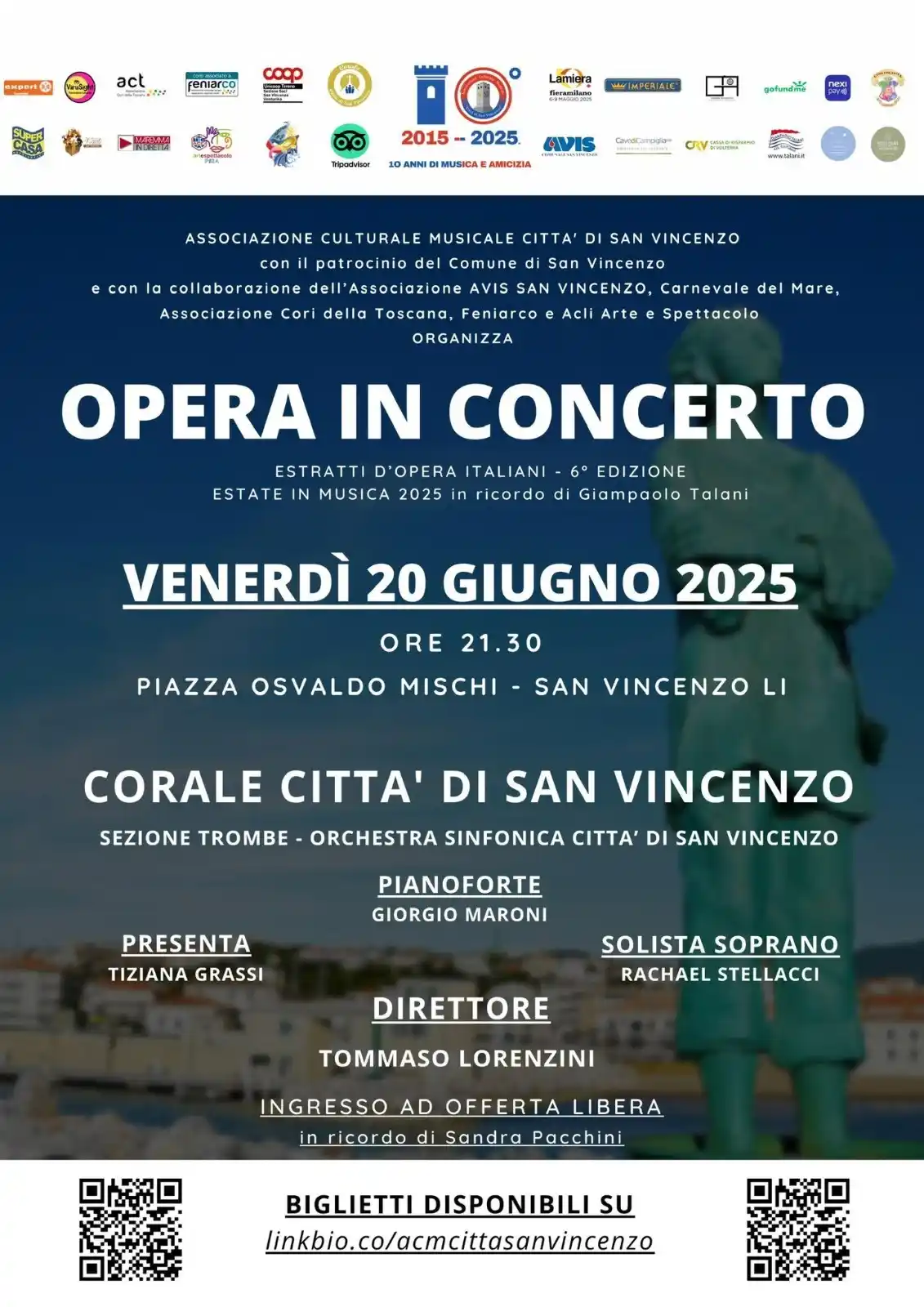 Image from Comune di San Vincenzo: ๐ผ '๐ข๐ฝ๐ฒ๐ฟ๐ฎ ๐ถ๐ป ๐ฐ๐ผ๐ป๐ฐ๐ฒ๐ฟ๐๐ผ', ๐ฎ๐ฝ๐ฝ๐๐ป๐๐ฎ๐บ๐ฒ๐ป๐๐ผ ๐๐๐ฎ...
