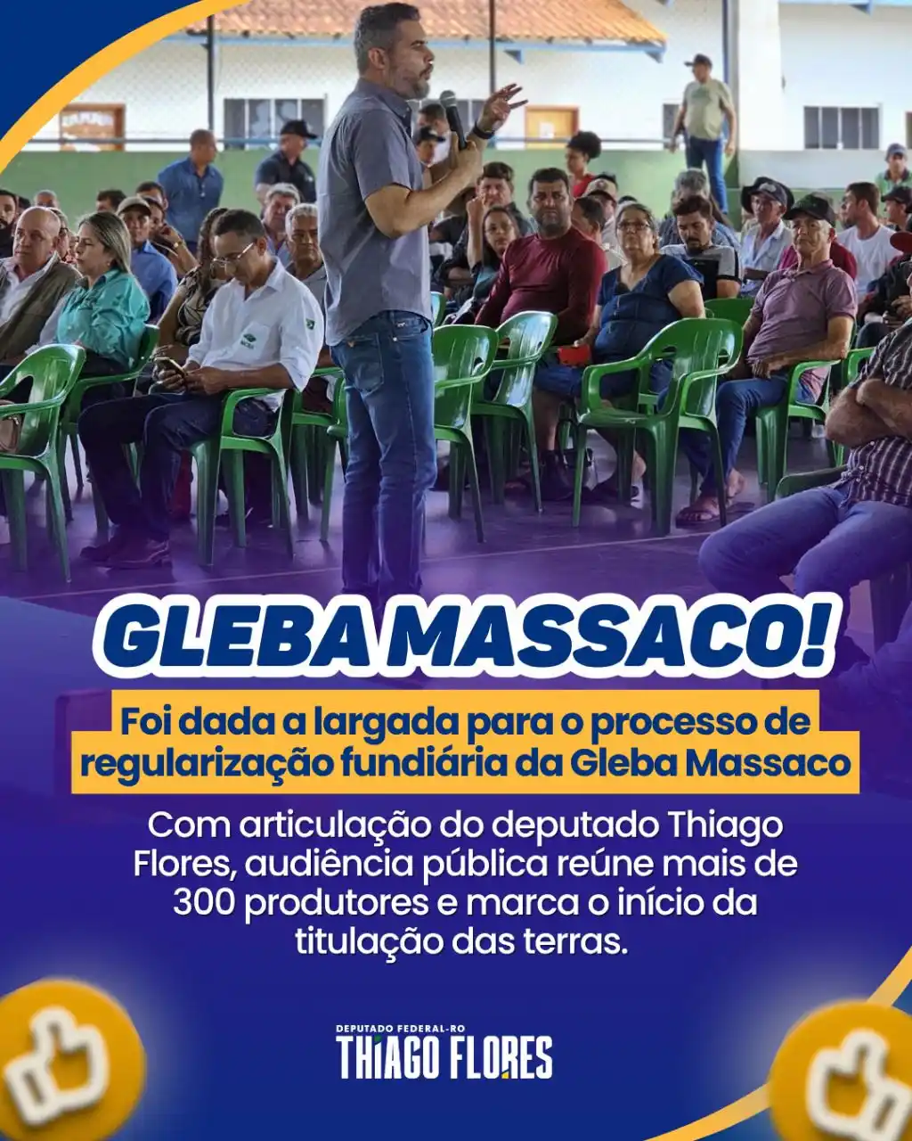 Informações Dep. Thiago Flores 🚀 post