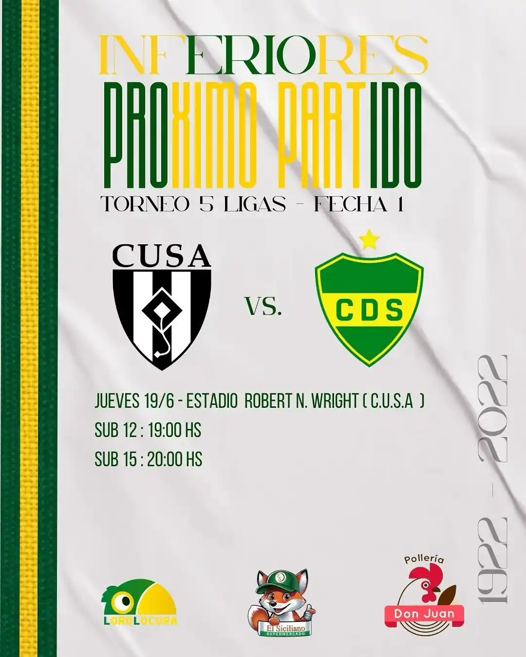 Image from Defensores de Salto 🔰🦜: TURNO DE LA SUB 12 Y SUB 15 🫡🔰  Luego de recibir a C.U.S.A en casa, ...