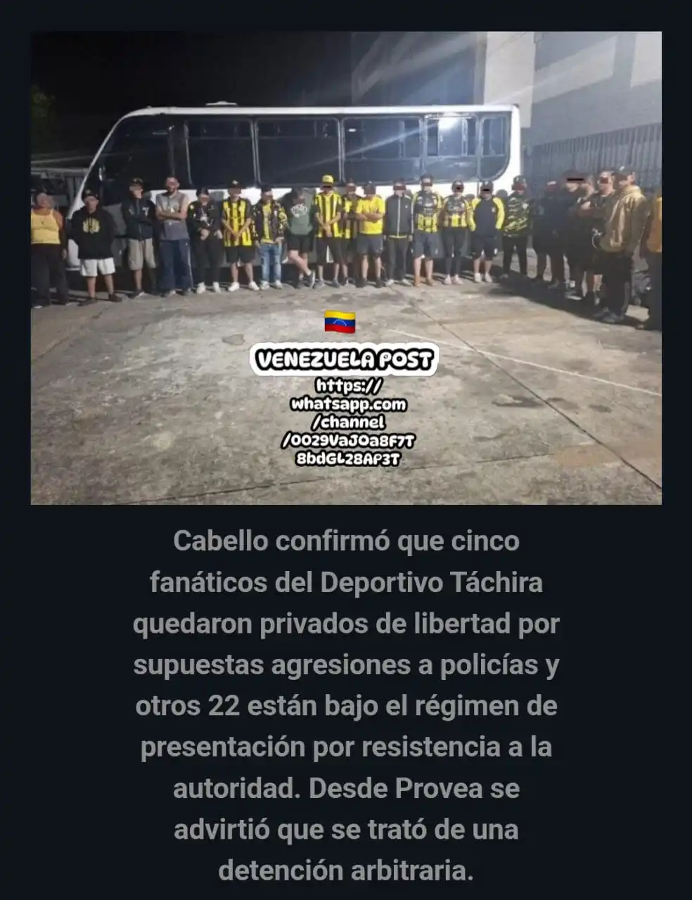Image from VENEZUELA POST: ...Únete al Canal VENEZUELA POST https://whatsapp.com/channel/0029V...