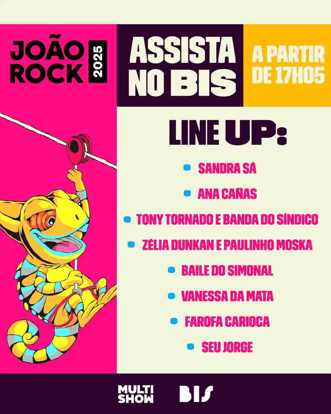 Image from Guia Ctv • TV, Filmes, Séries e Futebol: Vamos de *São João Rock* 🎸🤘  - Confira a programação no Multishow e ...