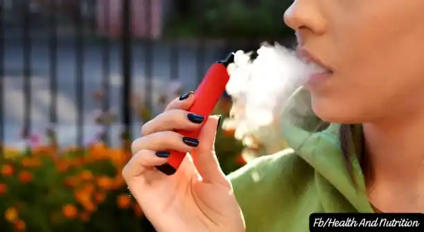 Image from Health And Nutrition: Vaping is HEAVILY marketed to us as a SAFER & BETTER alternative to ci...