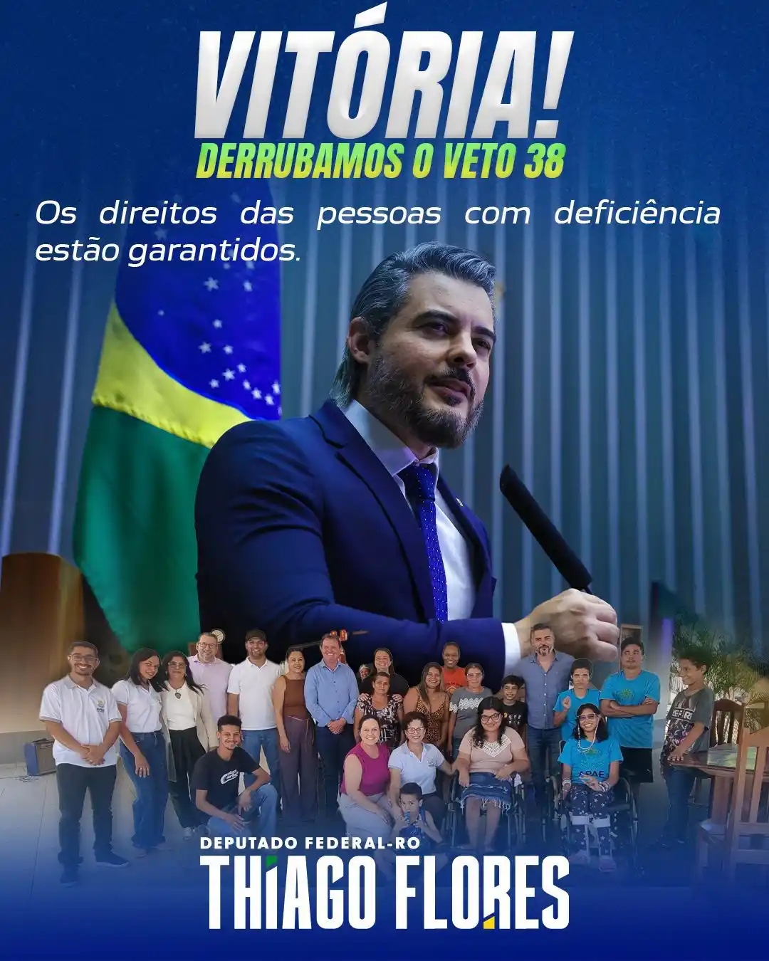 Informações Dep. Thiago Flores 🚀 post