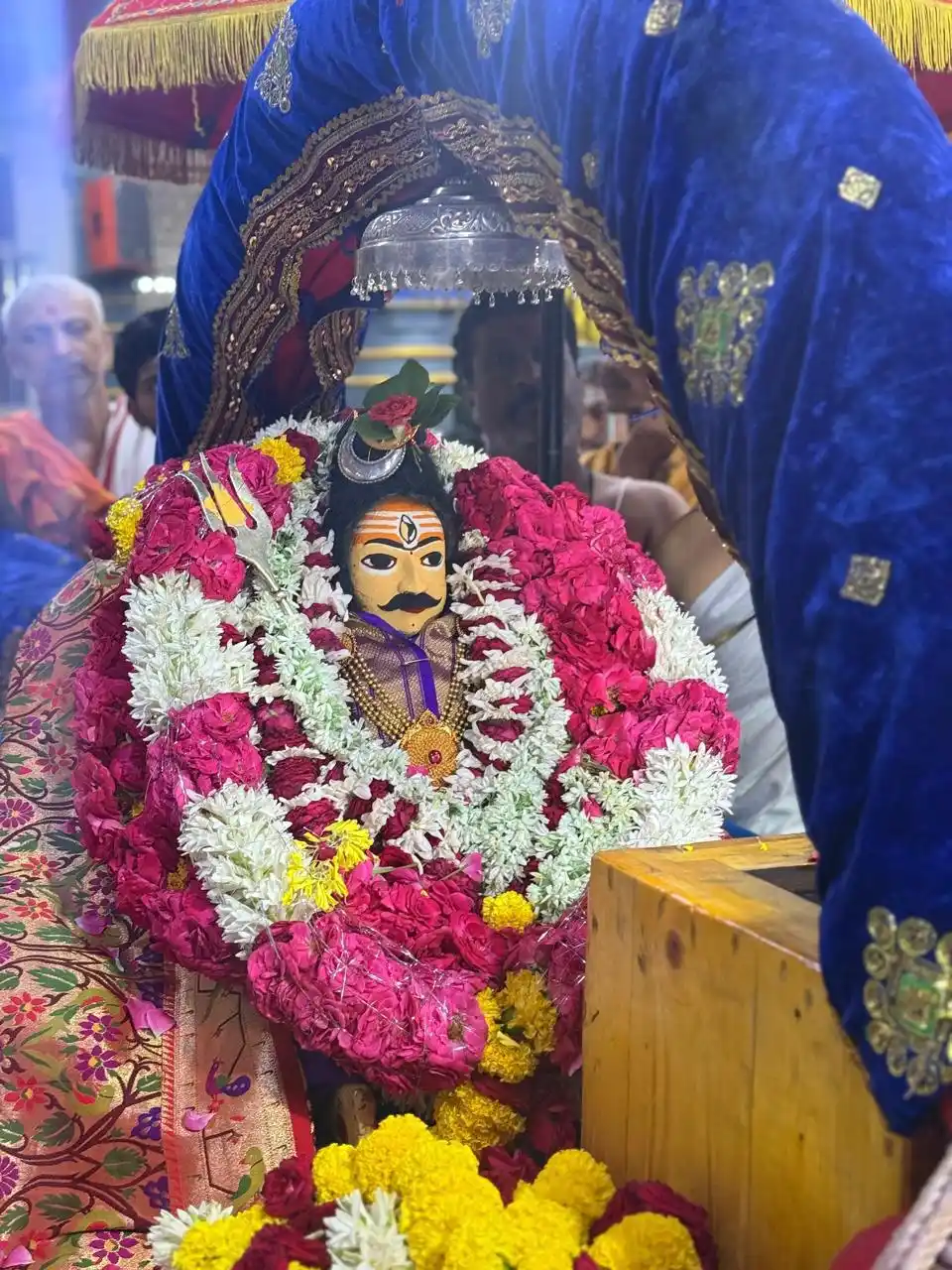Image from Ganagapura: 16 May 2025 Today’s Evening Palakhi Utsav Murthy Darshan @ Nirgun Math...