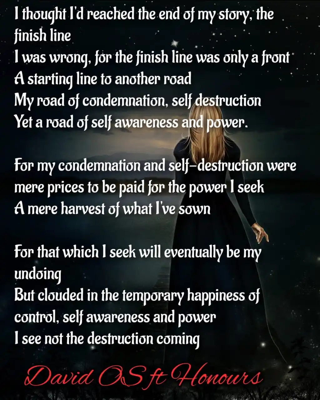 Honour's Writing World post