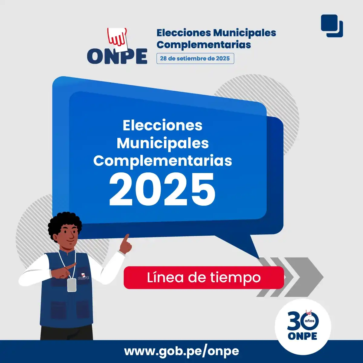 Image from Oficina Nacional de Procesos Electorales - ONPE: ¡Atención, Cajamarca! 📣 📌 Estos con los principales hitos rumbo a l...