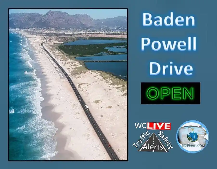 Image from WCLive Traffic & Safety Alerts: BADEN POWELL DRIVE from Stellenbosch to Sunrise Circle  -  No other pr...
