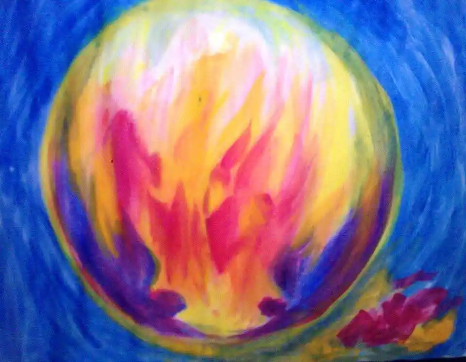 Image from MikaelarcangelespiritudelTiempo2024: "Con la llegada de la primavera, celebramos la Ascensión y Pentecostés...