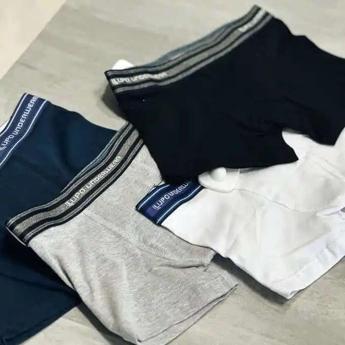 Image from JOAO_PSX PROMOÇÕES: 🚨 ESSA ABRAÇA O AMIGUINHO 👍 📢 Kit 4 Cuecas Boxer Lupo Algodão Confo...