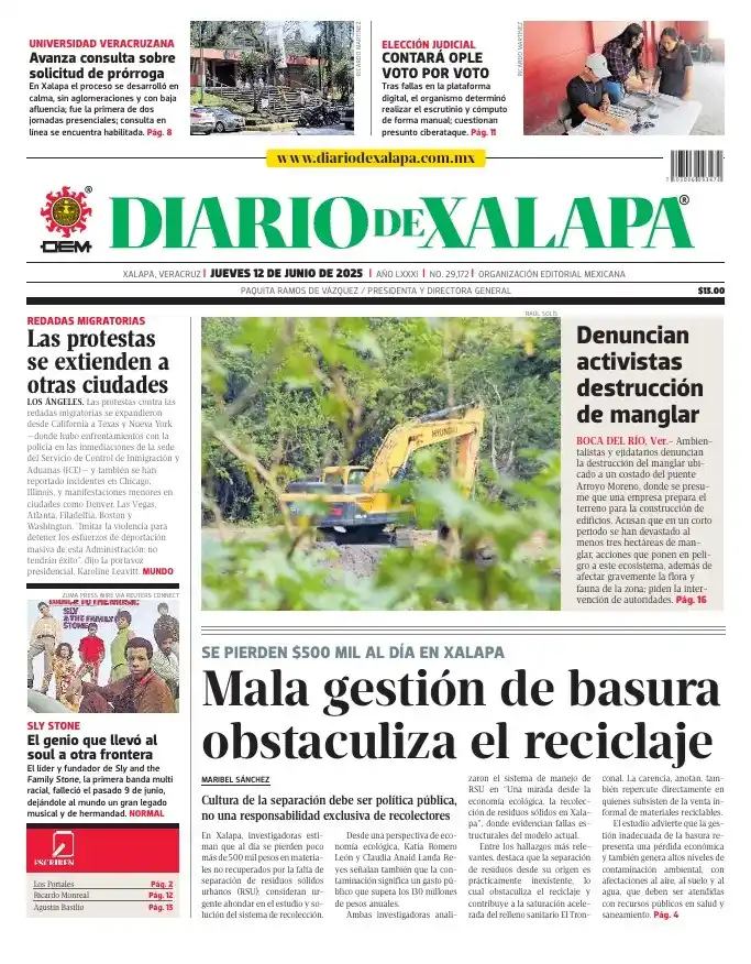 Image from Diario De Xalapa: ¡Feliz jueves, lectores! 🌧️👋🏼 <a class="text-blue-500 hover:underli...
