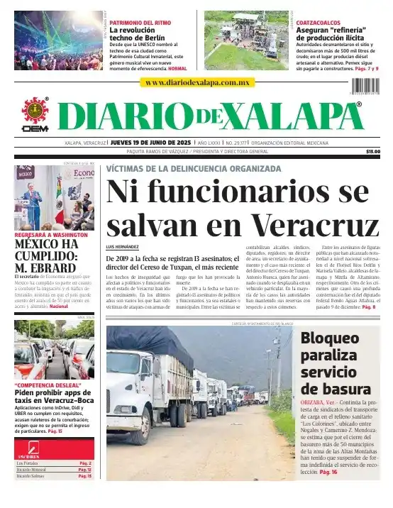 Image from Diario De Xalapa: ¡Feliz y lluvioso jueves, lectores! 🤝🌧️ <a class="text-blue-500 hove...