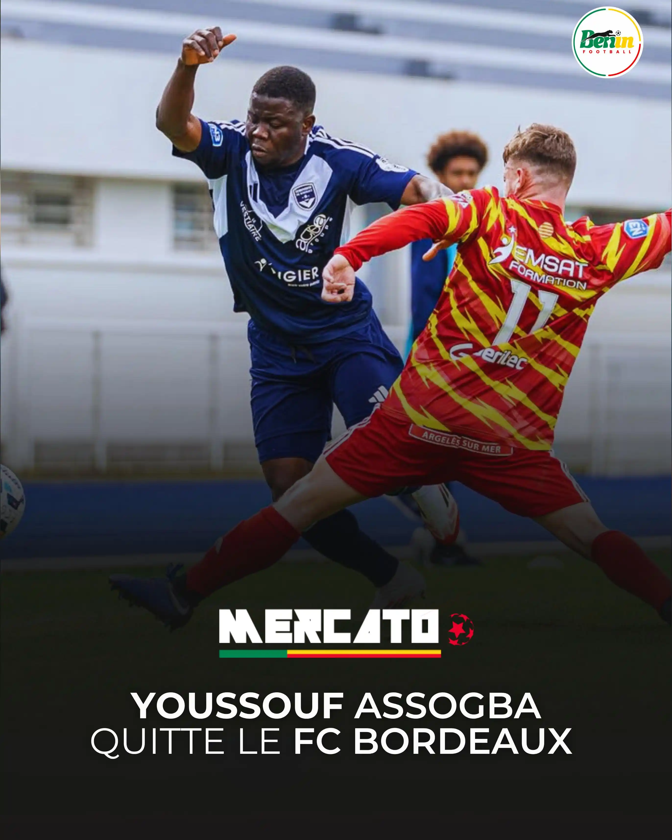 Image from BÉNIN FOOTBALL 🇧🇯🐆: 𝗙𝗜𝗡 𝗗’𝗔𝗩𝗘𝗡𝗧𝗨𝗥𝗘 𝗔 𝗕𝗢𝗥𝗗𝗘𝗔𝗨𝗫 𝗣𝗢𝗨𝗥 𝗬𝗢𝗨𝗦𝗦𝗢𝗨...