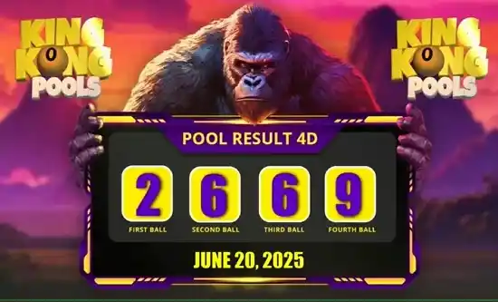 Image from ATAS4D✨: *Keluaran KINGKONG4D { P1 }, JUM'AT 20 JUNI 2025 : 2669 SAH !!*...