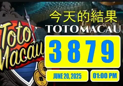 Image from ATAS4D✨: *Keluaran Toto Macau 4D { P1 }, JUM'AT 20 JUNI 2025 : 3879 SAH !!*...