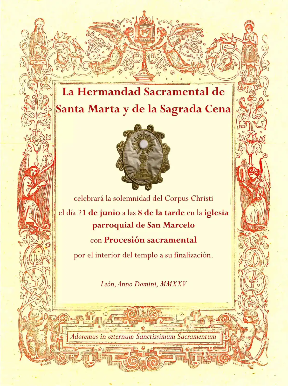 Hermandad Sacramental de Santa Marta y de la Sagrada Cena post