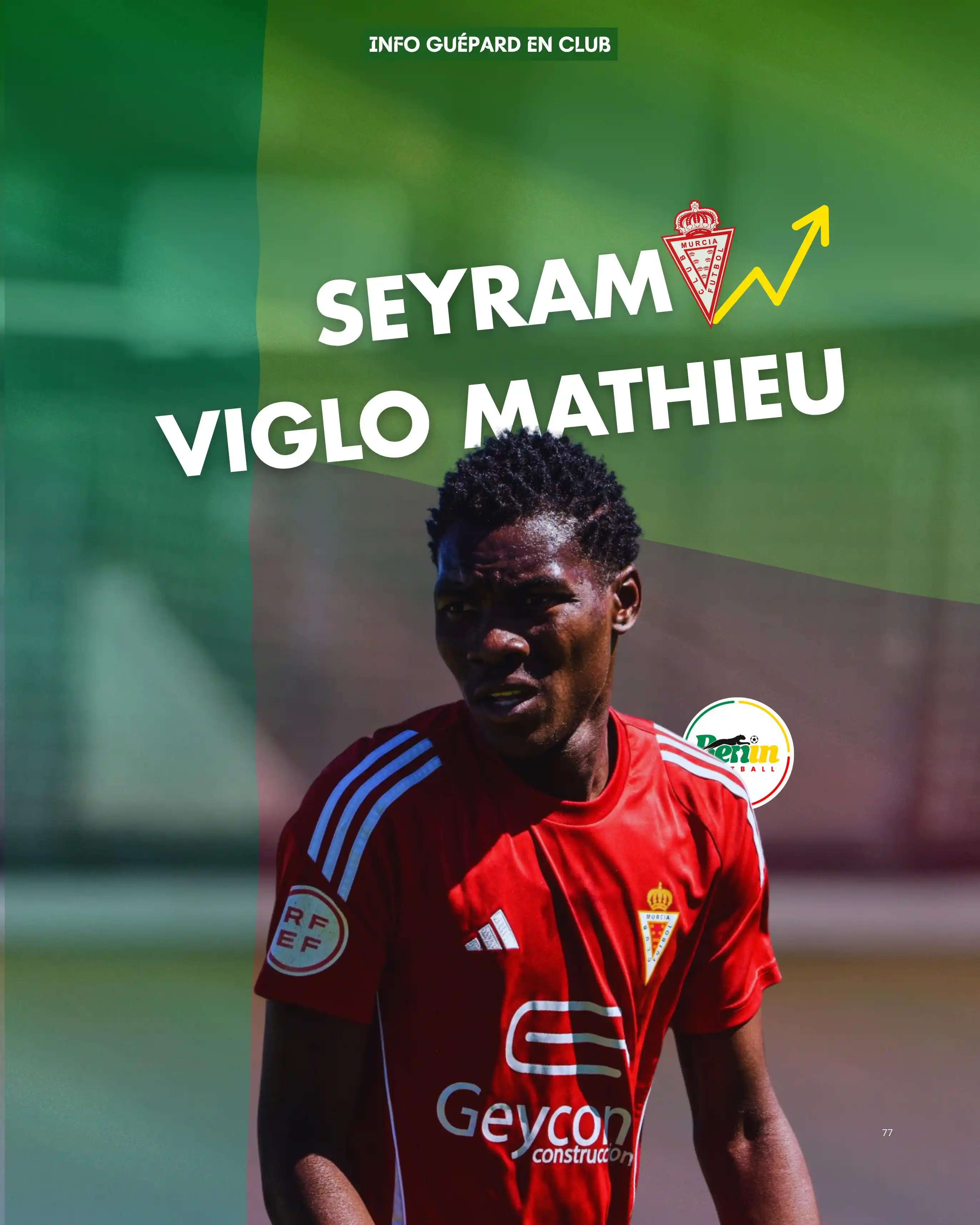 Image from BÉNIN FOOTBALL 🇧🇯🐆: 𝗠𝗔𝗧𝗛𝗜𝗘𝗨 𝗦𝗘𝗬𝗥𝗔𝗡 𝗩𝗜𝗚𝗟𝗢 🇧🇯 (2006) 𝗣𝗥𝗢𝗠𝗨 𝗘𝗡 𝗘́...
