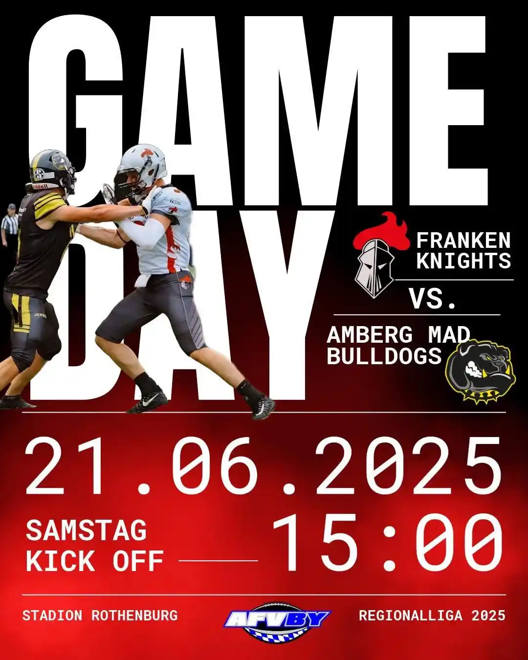 Image from Franken Knights: Morgen ist wieder Gameday. Nach dieser unnötigen Niederlage gegen Pass...