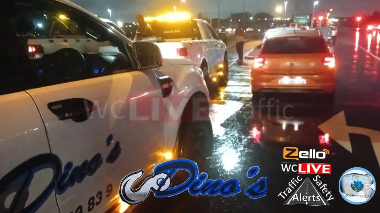 Image from WCLive Traffic & Safety Alerts: MVA 18:48 Robert Sobukwe & Valhalla Drive Valhalla Park  Towing On Sce...