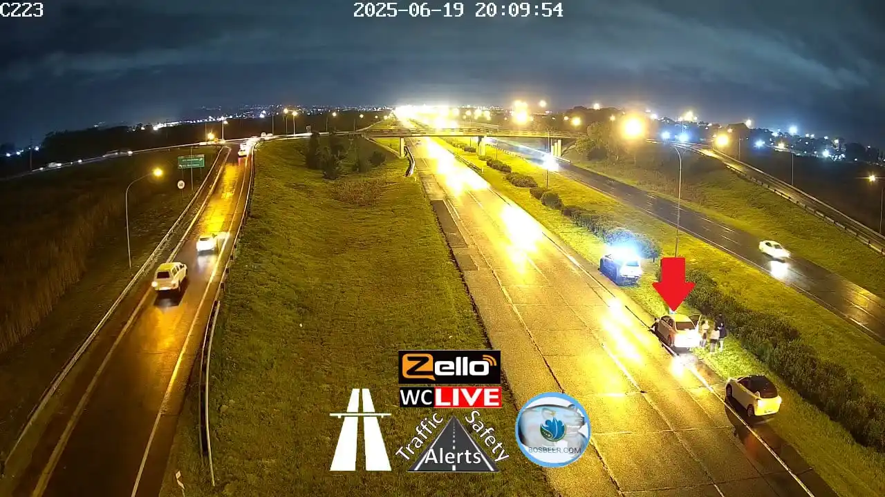 Image from WCLive Traffic & Safety Alerts: MVA: N2 Outbound at Spine rd...