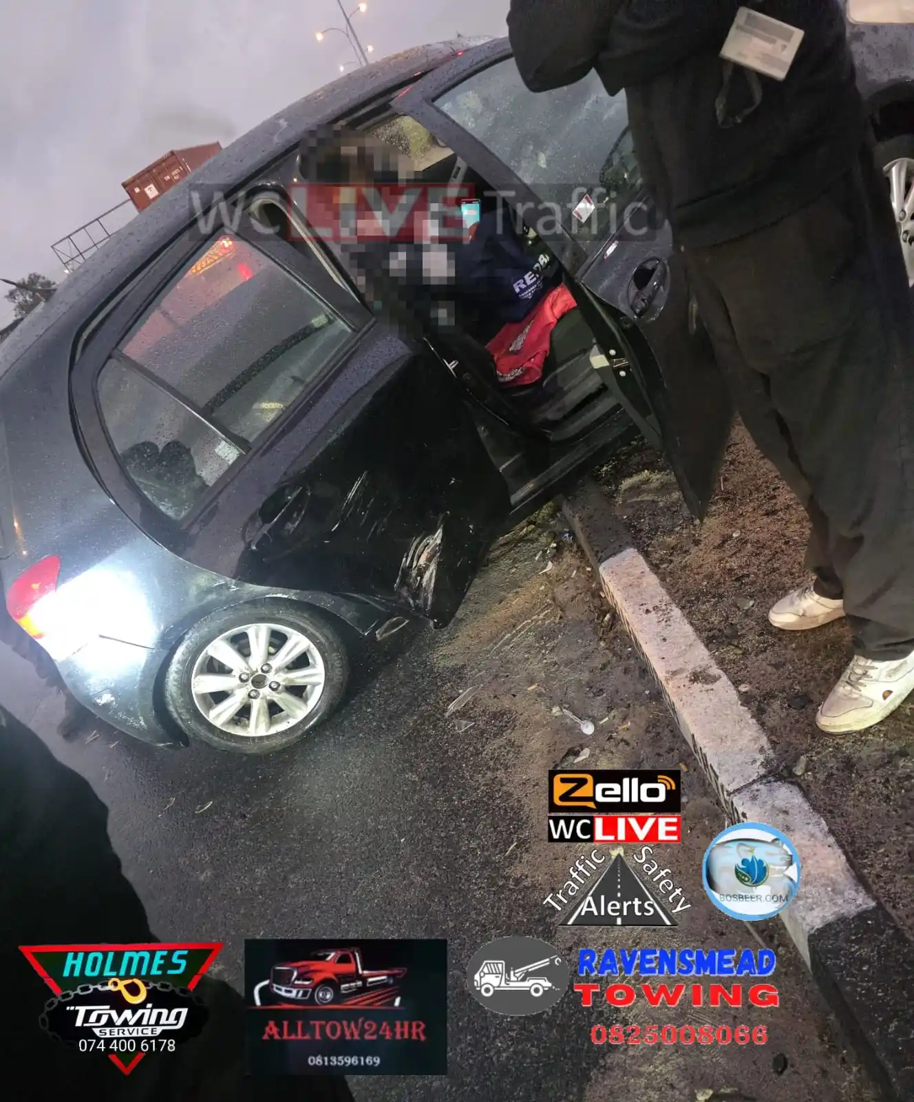Image from WCLive Traffic & Safety Alerts: MVA Stellenbosch Arterial and Belhar Drive <a class="text-blue-500 hov...