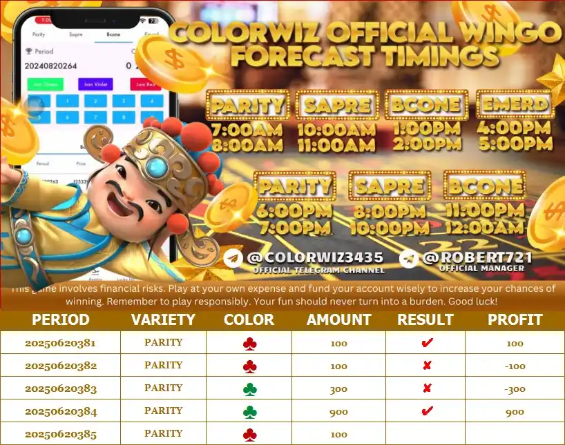 Image from COLORWIZ CLUB: PARITY       🔴          100...