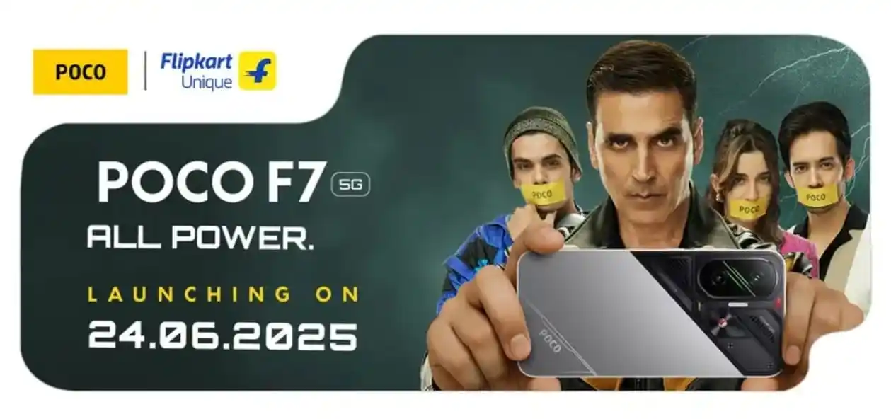 Image from PrathapGTech : POCO F7 5G Launching on 24.06.2025.. <a class="text-blue-500 hover:un...