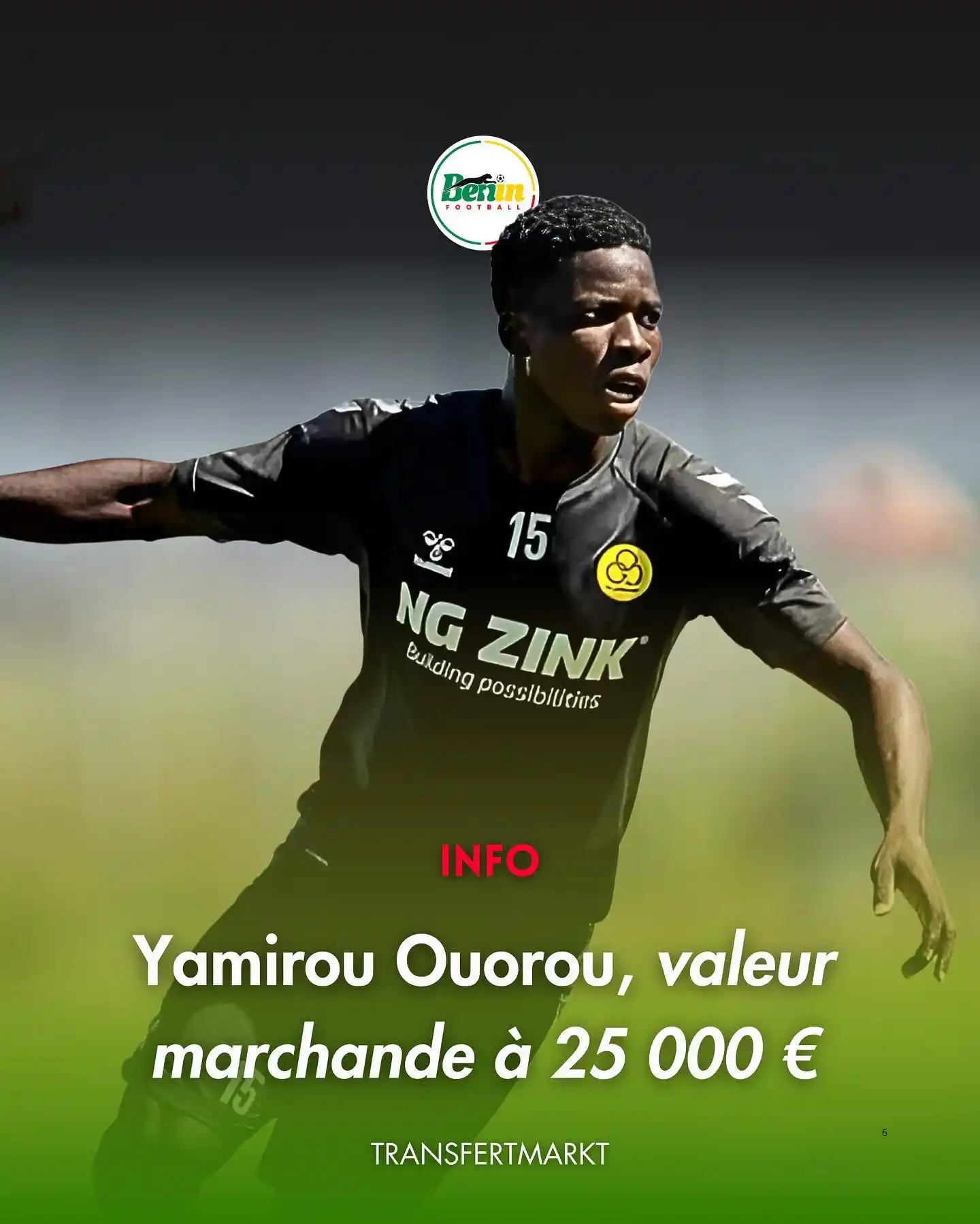 Image from BÉNIN FOOTBALL 🇧🇯🐆: 📈 𝗣𝗥𝗘𝗠𝗜𝗘̀𝗥𝗘 𝗩𝗔𝗟𝗘𝗨𝗥 𝗠𝗔𝗥𝗖𝗛𝗔𝗡𝗗𝗘 𝗦𝗨𝗥 𝗧𝗥𝗔𝗡𝗦...