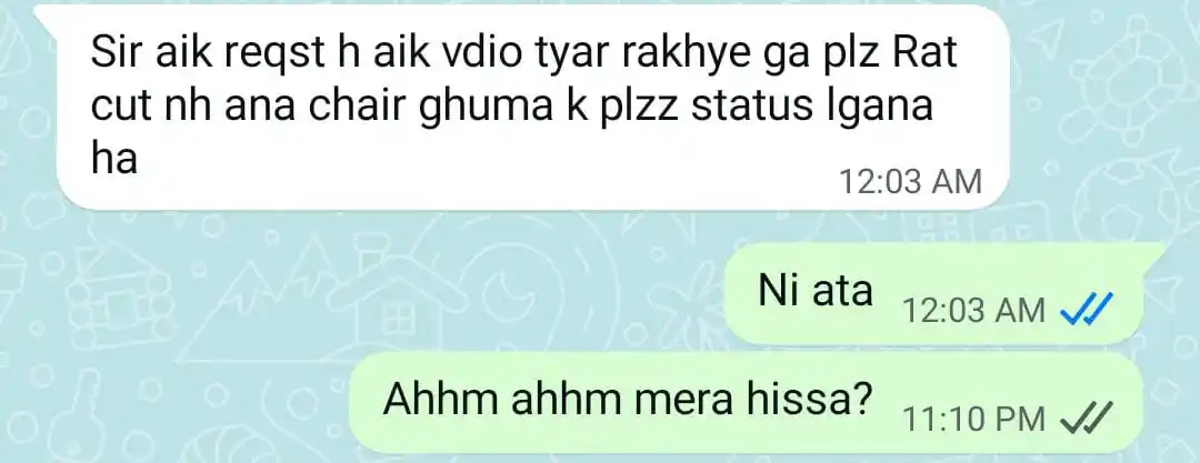 Image from Trading With Js Rao: Sary mera hissa bhj do shabash😜...