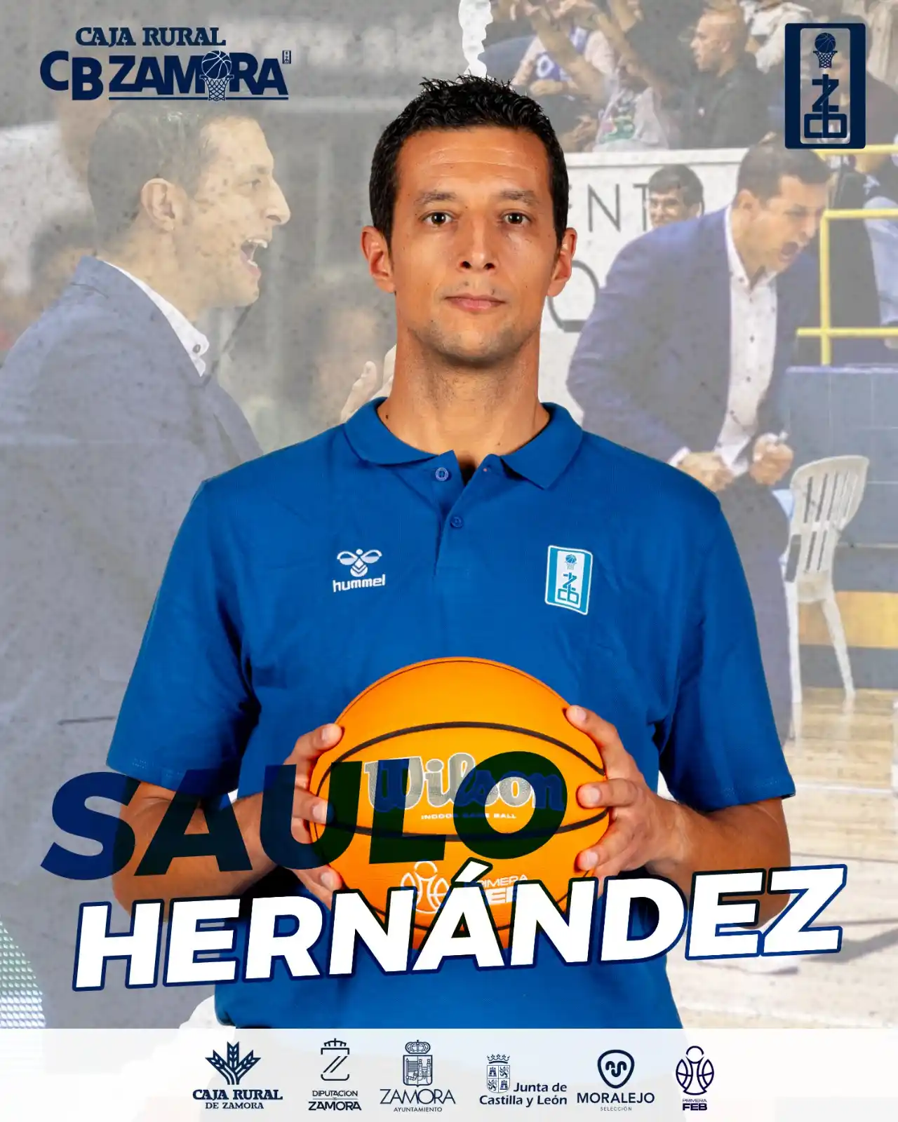 Image from Caja Rural CB Zamora: ✅ *Saulo Hernández, una campaña más al frente del Caja Rural CB Zamora...