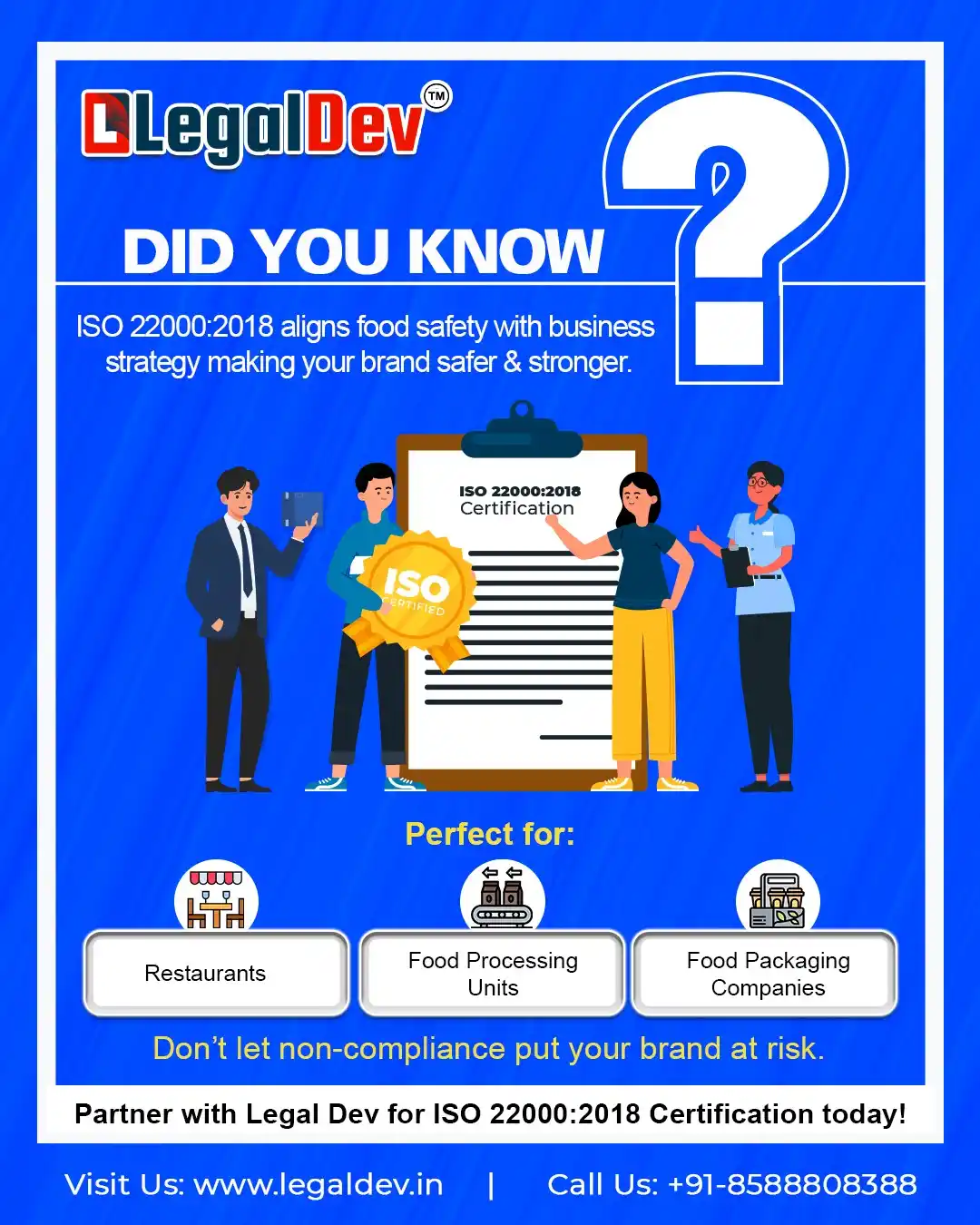 Image from LegalDev Tax Services & Consultancy: 🛡️ Strengthen Your Food Brand with ISO 22000:2018!  📑ISO 22000:2018 ...