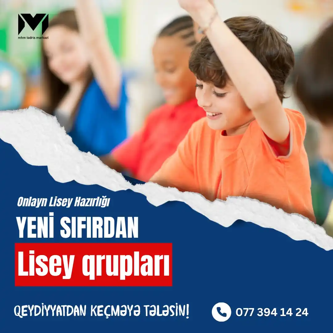 Image from MHM Abituriyent Şöbəsi: 📣 Təhsil həyatınızın uğurlu mərhələsinə bizimlə hazırlaşın, Lisey və ...