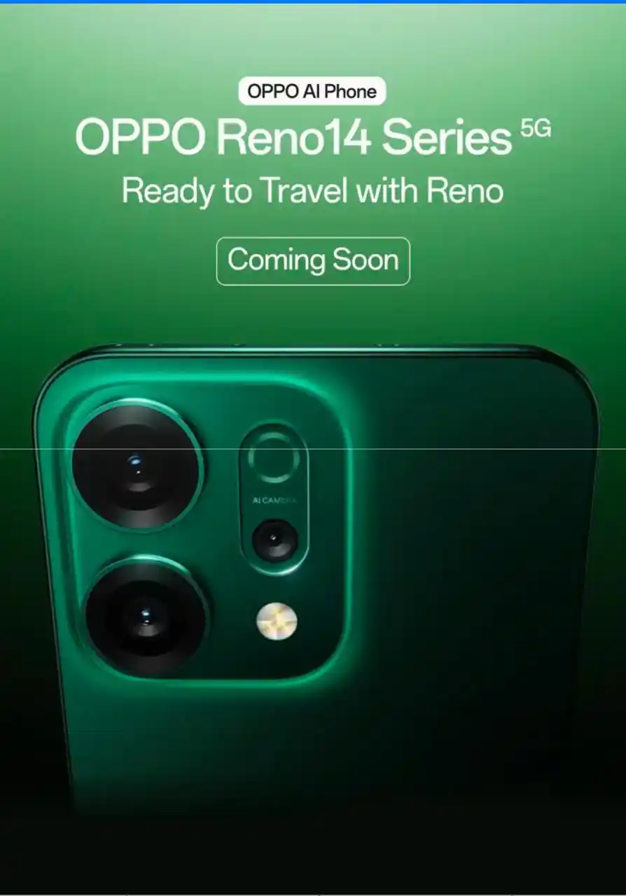 Image from PrathapGTech : The OPPO Reno 14 Series is coming soon, with a fresh new look already ...