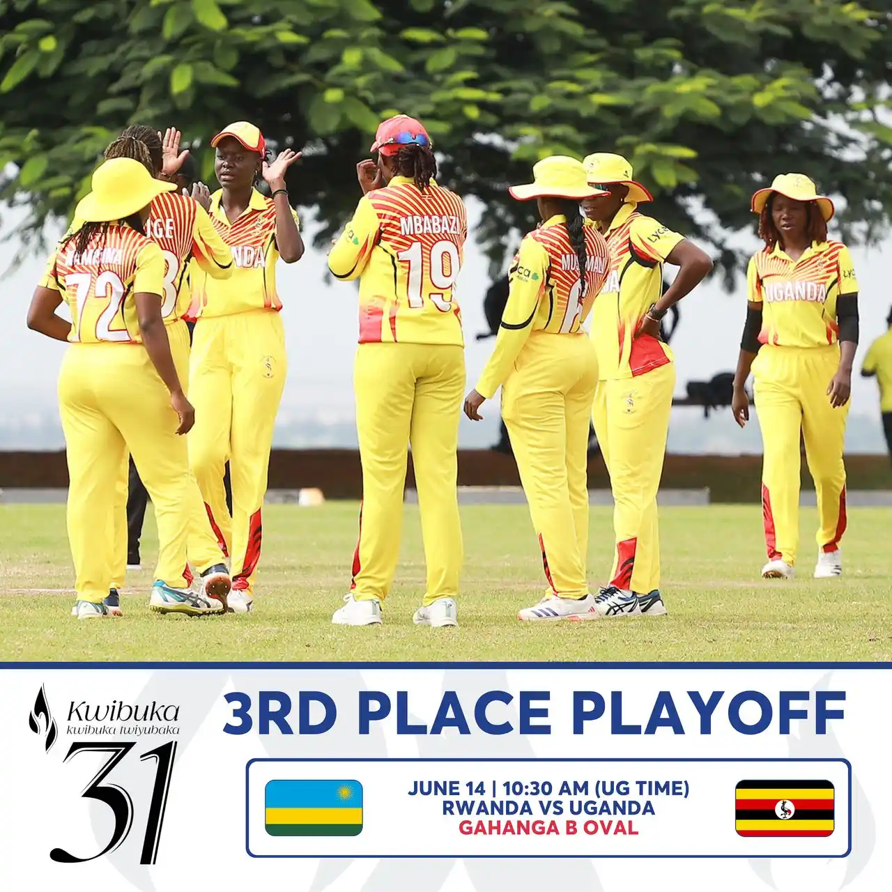 Image from Uganda Cricket Association: Uganda-W face hosts Rwanda-W in the <a class="text-blue-500 hover:unde...