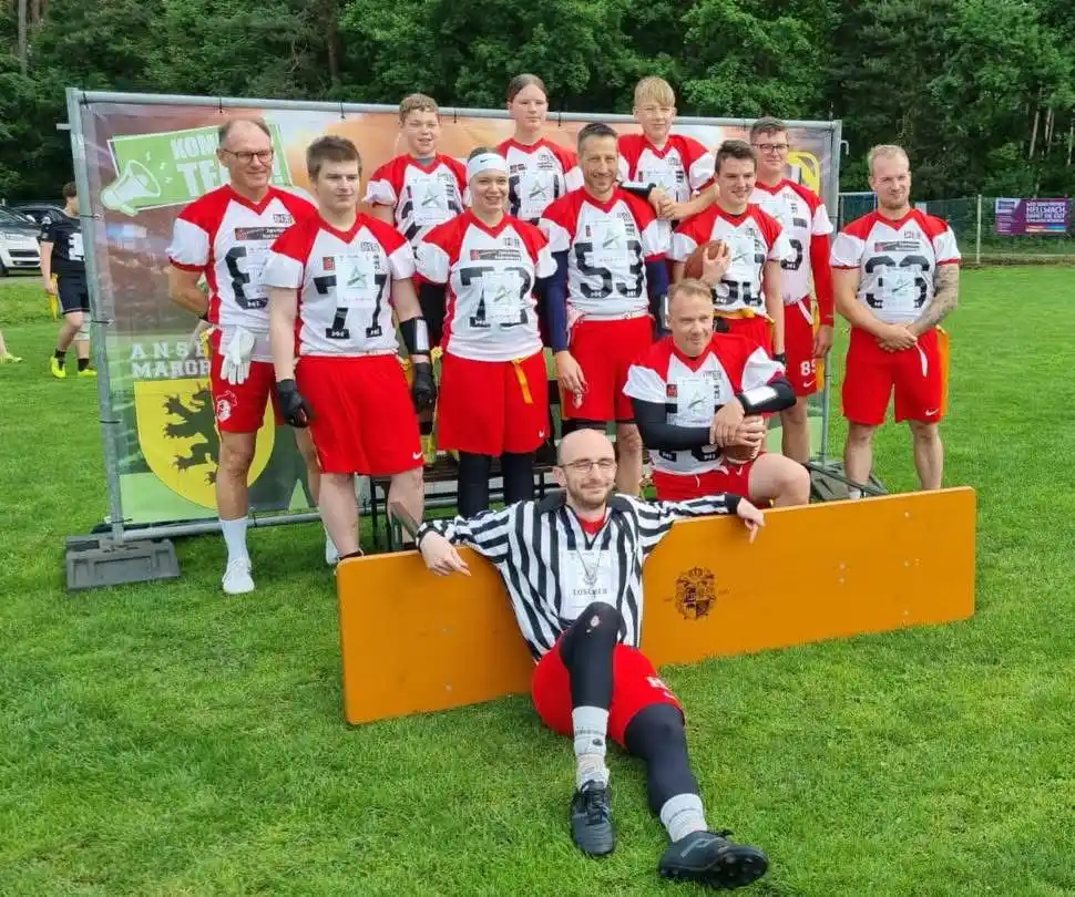 Image from Franken Knights: Unsere Senior Flag war am Wochenende bei den Ansbach Margraves. Wir ha...