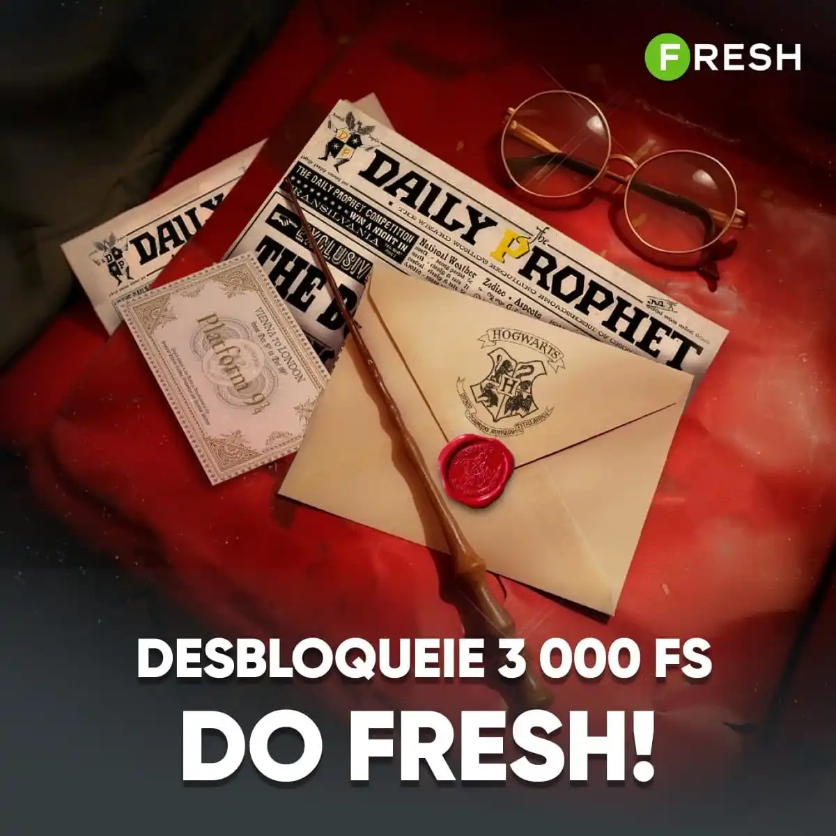 Image from FRESH Casino 🇧🇷 Brasil: 🦉📜 *Você recebeu uma carta de Hogwarts… Desbloqueie 3000 FS do FRESH...