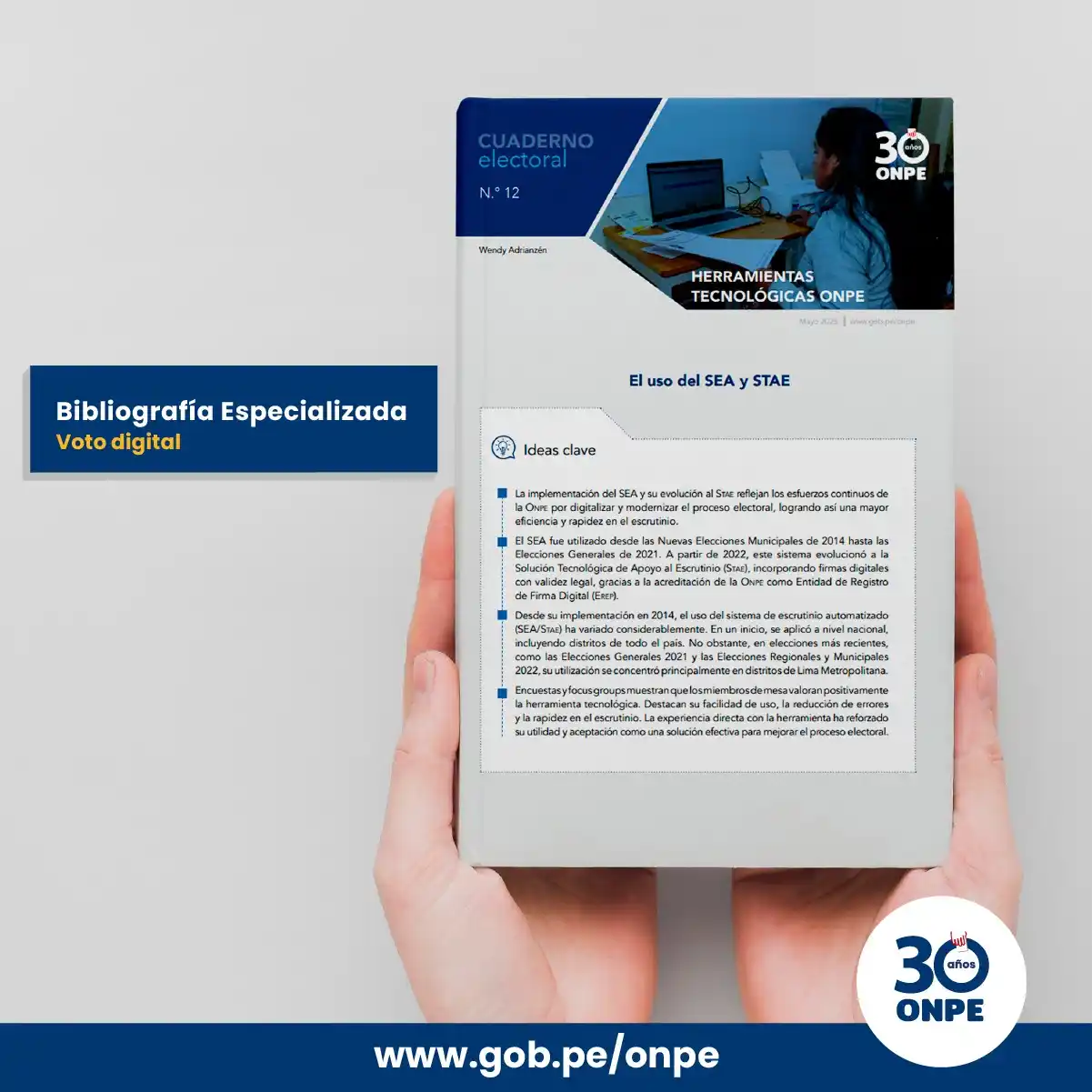 Image from Oficina Nacional de Procesos Electorales - ONPE: 📚 | Ya puedes consultar nuestra nueva bibliografía especializada sobr...