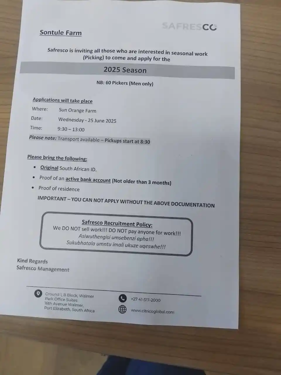 Image from FindSAjobs & Learnerships: Addo kufunwa amajita× 60📍📍...
