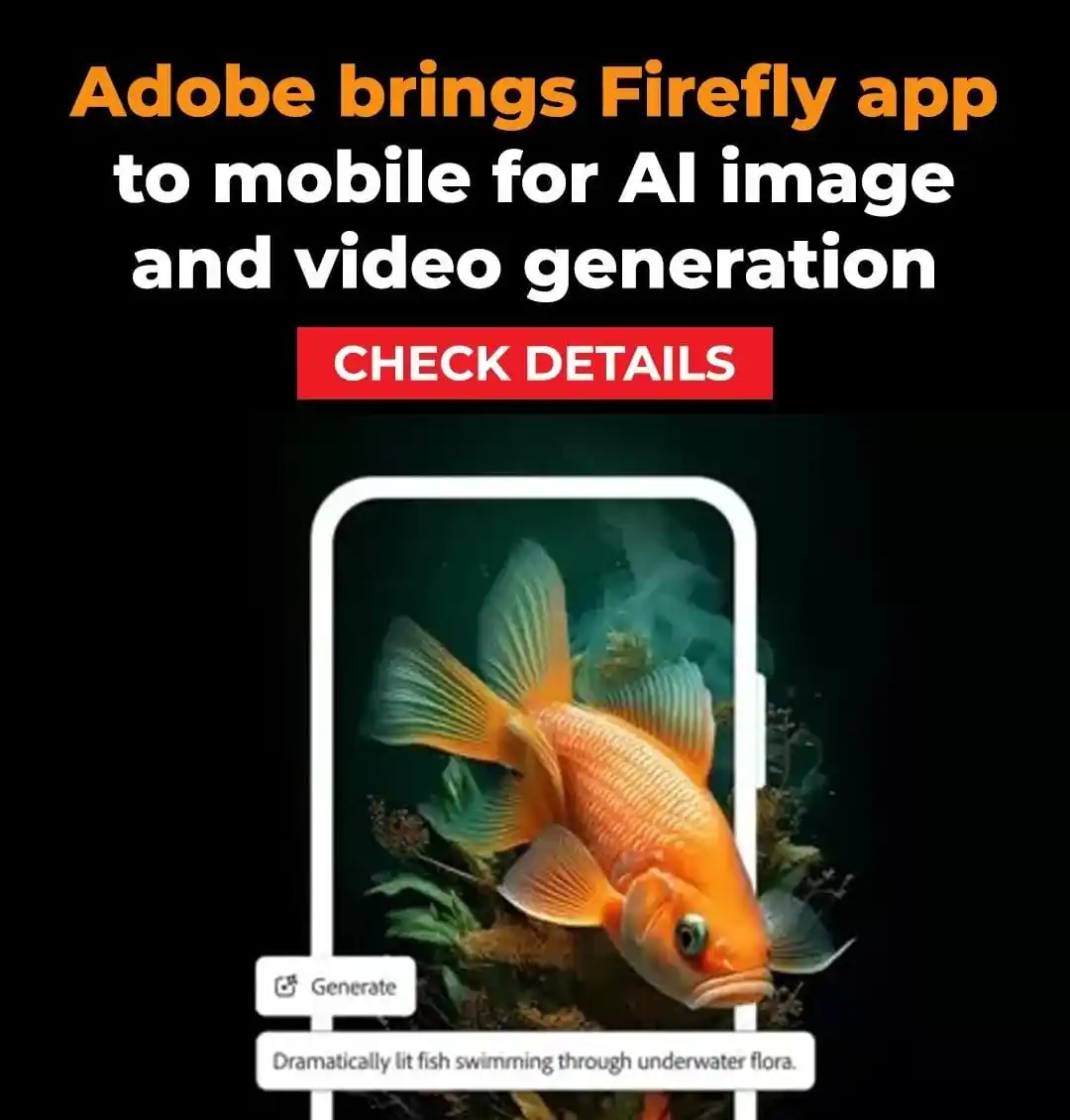 Image from Tech News: Adobe rolls out the Firefly app for Android and iOS, bringing AI model...