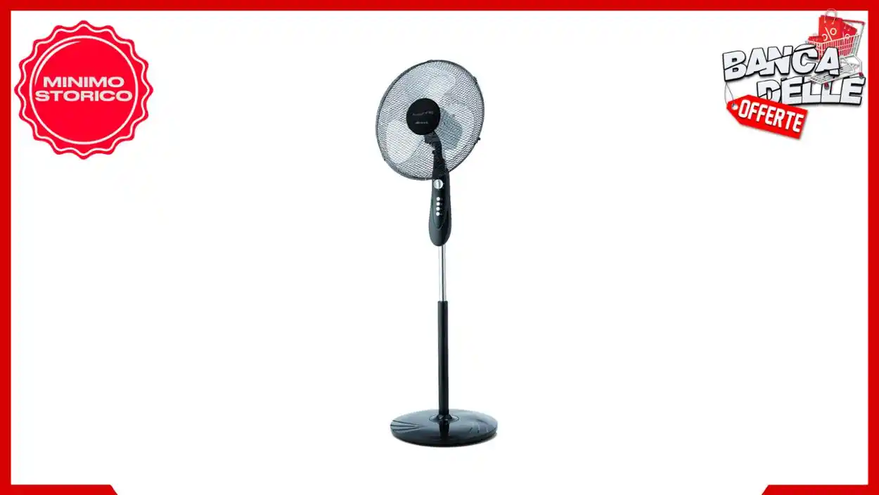 Image from Banca delle Offerte: *🏠 Ariete 846 Freshair Ventilatore a Piantana, 3 Velocità, Elica a 3 ...