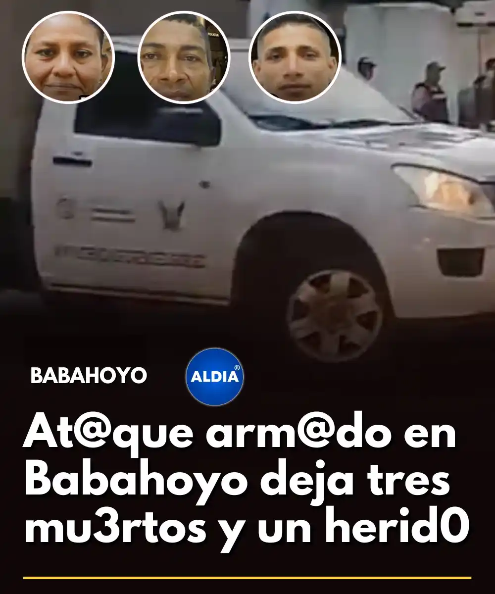 Image from ALDIA: Así fue como tres personas fueron bale4das en Babahoyo: https://www.al...