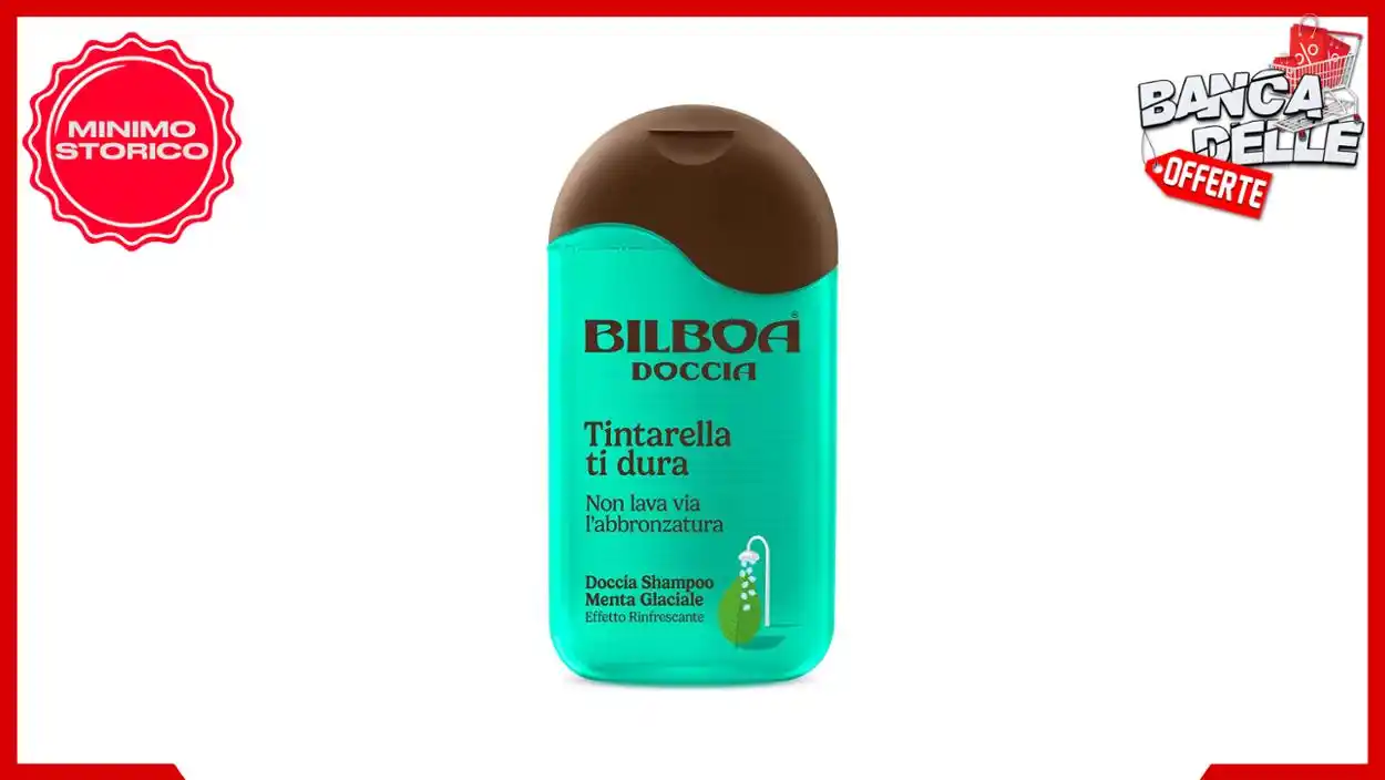 Image from Banca delle Offerte: *🧴 Bilboa Doccia Shampoo Menta Glaciale, Tintarella Ti Dura, Non Lava...