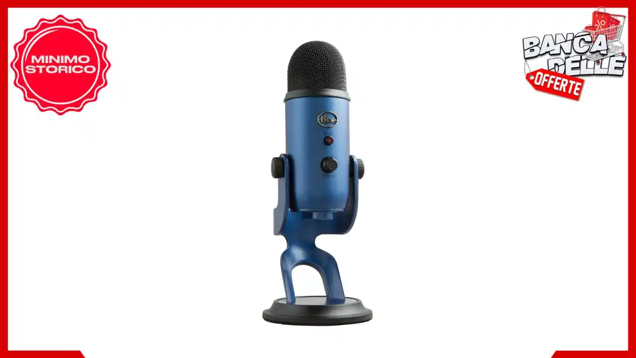 Image from Banca delle Offerte: *🎤 Blue Yeti Microfono USB per Registrazione, Streaming, Gaming, Podc...