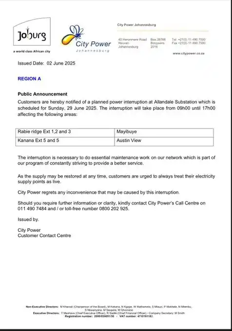 Image from Midrand SDC Outage Updates: <a class="text-blue-500 hover:underline cursor-pointer" href="/hashtag...