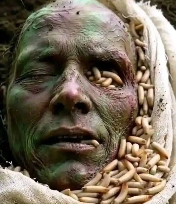 Image from AYOLO STORY TELLER & UPDATES 🤣: Days after death. 3 Days: nails start to fall off 4 days: hairs decay ...