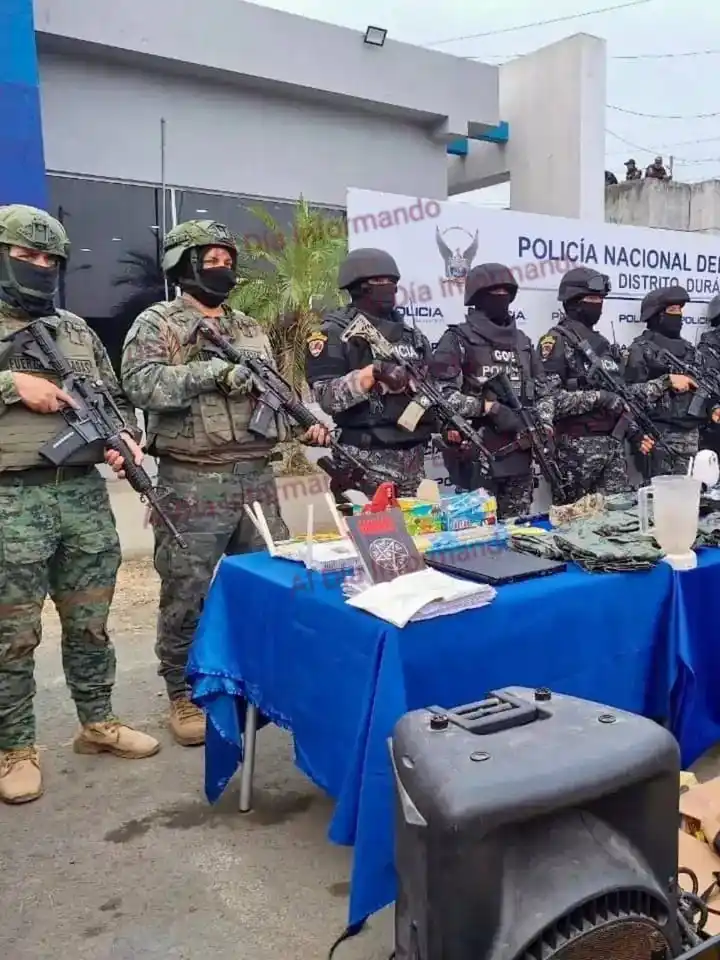 Image from AL DIA INFORMADO: En Durán. Policía Nacional del Ecuador junto a la Fuerza Armadas afect...