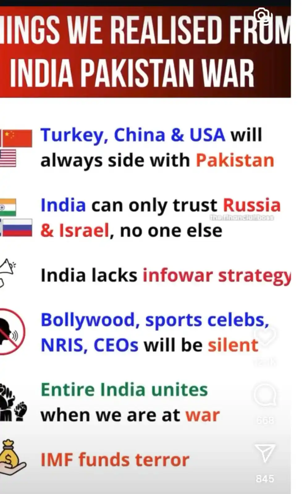 Image from 🪷VISHWAGURU E&H🪷: 🚩🕉️ENTire Hindusthan will unite except Khan gress Comminists and Sud...