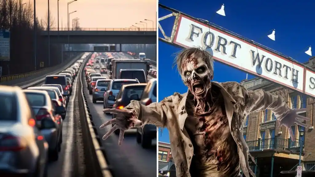 Image from Univision 23 DFW: *🧠 Estudio analiza qué ciudad te salvaría si los zombis llegan* Te s...