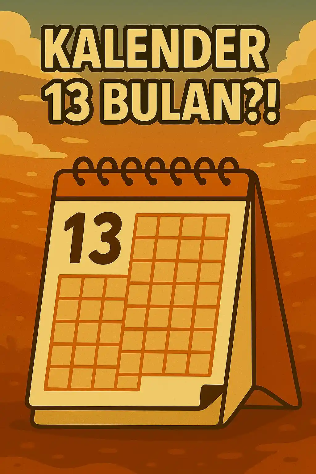 Image from RecehFact | Fakta & Humor Harian🔎: Fakta Unik: Ada Kalender yang Punya 13 Bulan?! ──────────────────── Ka...